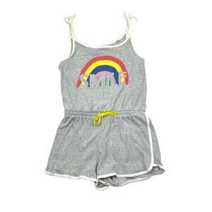 Boden Smile Rainbow Romper, Size 8/9